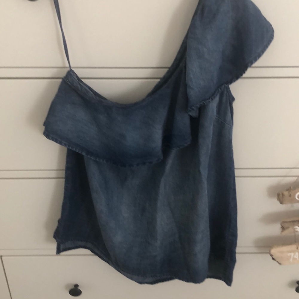 Gorgeous one shoulder top from Anthropology